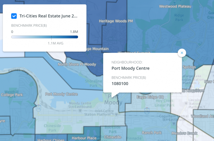 Coquitlam Real Estate June 2017 Heat Map Coquitlam Real Estate June 2017 Heat Map