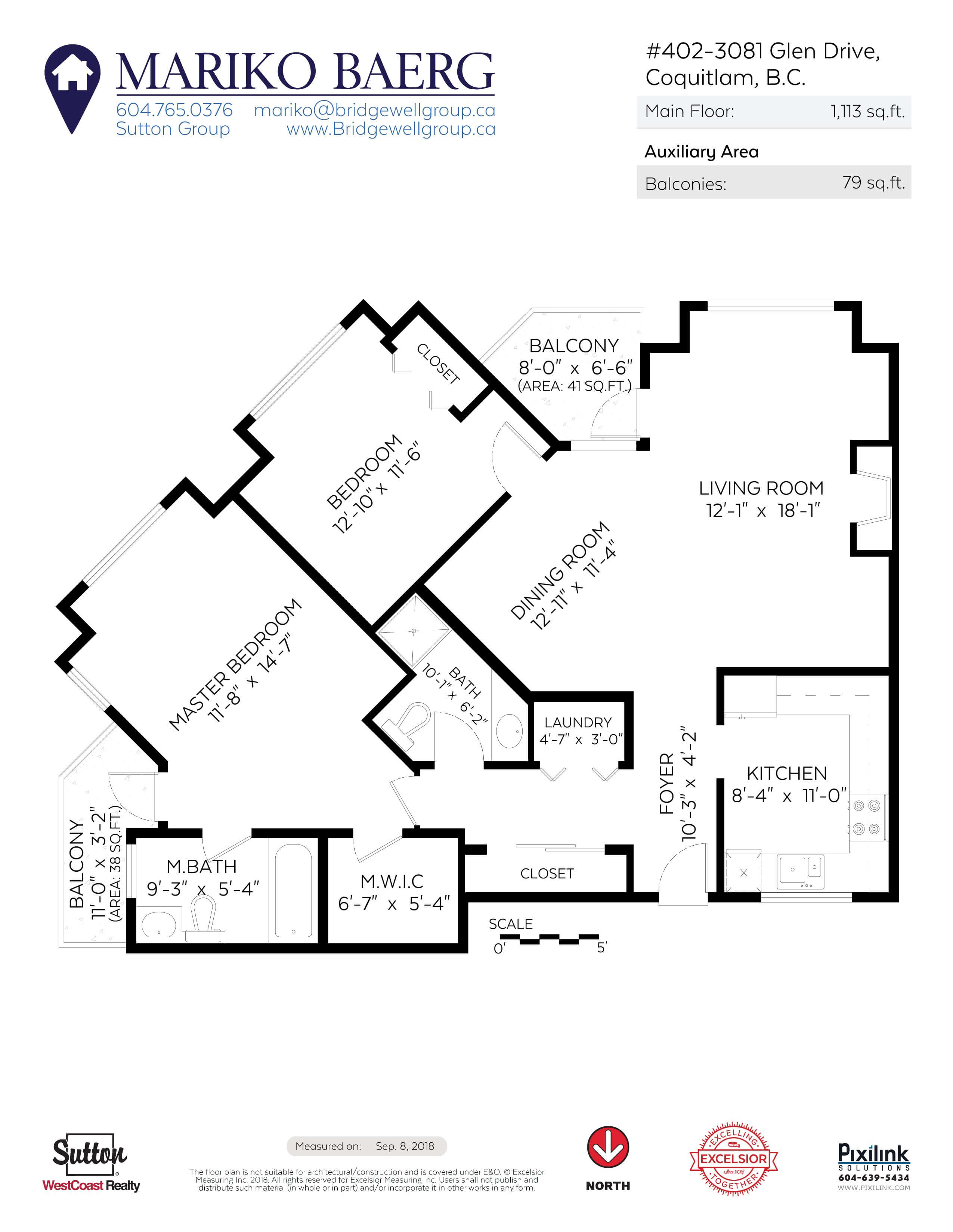 Glen Coquitlam 402E Floor Plan