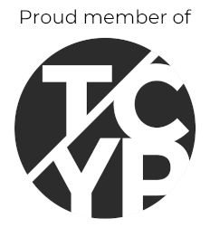 Tri City Chamber of Commerce Young Professionals Badge greyscale